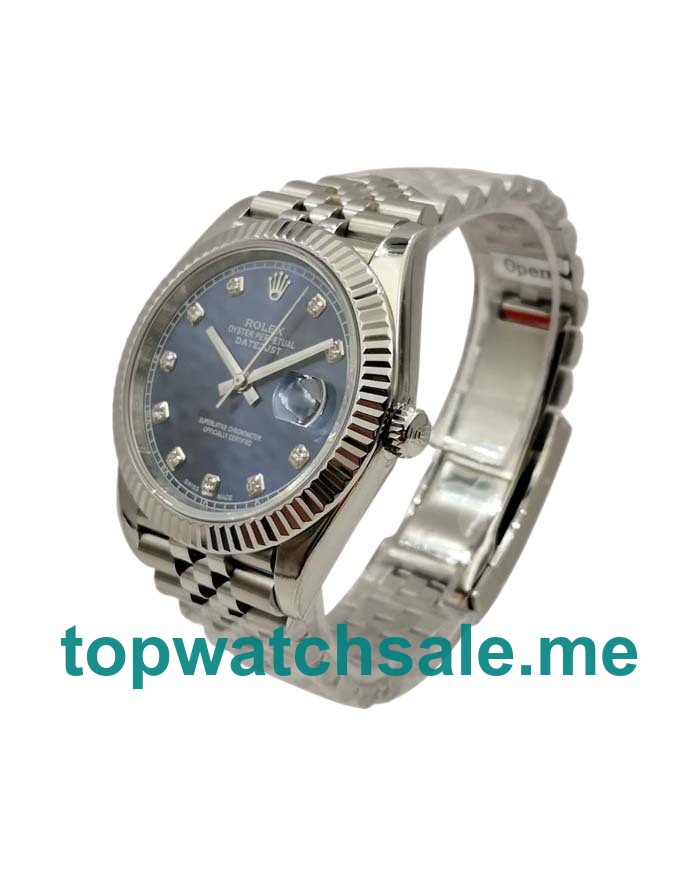 41MM Swiss Men Rolex Datejust 126334 Blue Dials Replica Watches UK