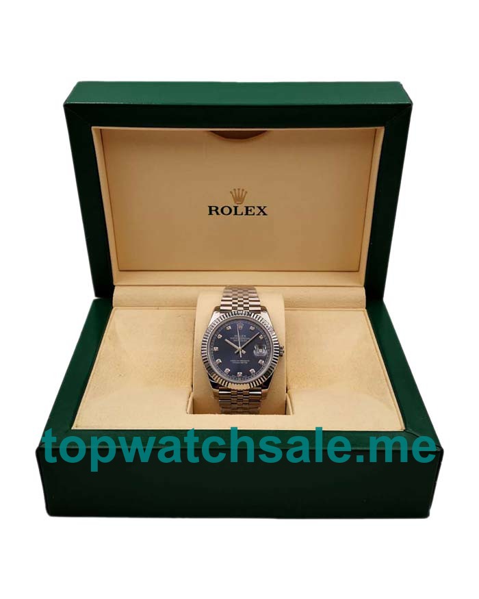 41MM Swiss Men Rolex Datejust 126334 Blue Dials Replica Watches UK