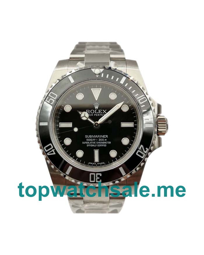 40MM Swiss Men Rolex Submariner 116610 LN Black Dials Replica Watches UK