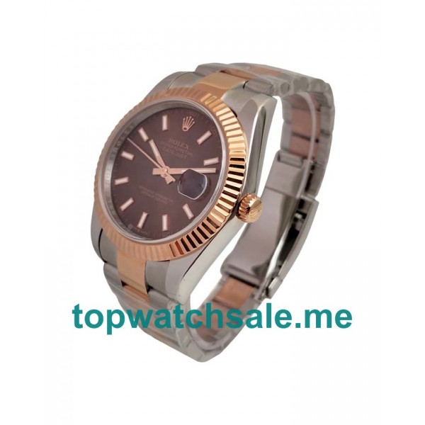 41MM Swiss Men Rolex Datejust 126331 Chocolate Dials Replica Watches UK