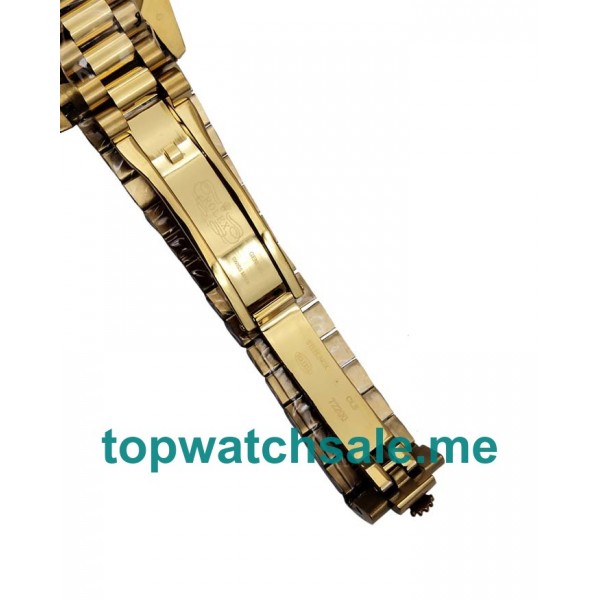 41MM Swiss Men Rolex Day-Date 118348 Champagne Dials Replica Watches UK