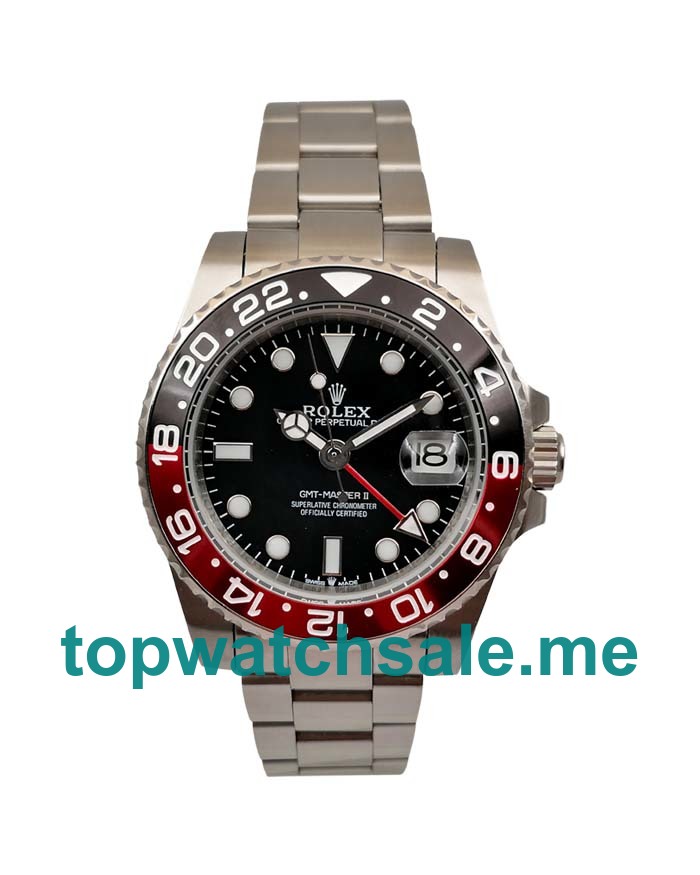 40MM Men Rolex GMT-Master II 16710 Black Dials Replica Watches UK