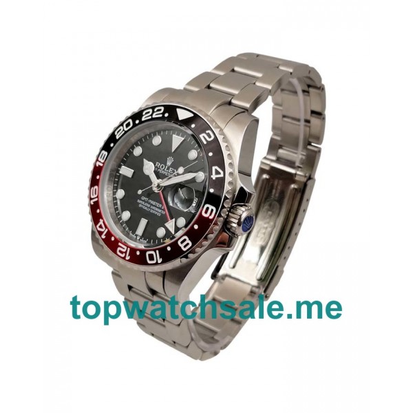 40MM Men Rolex GMT-Master II 16710 Black Dials Replica Watches UK