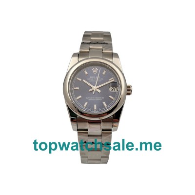 31MM Men And Women Rolex Datejust 178240 Blue Dials Replica Watches UK