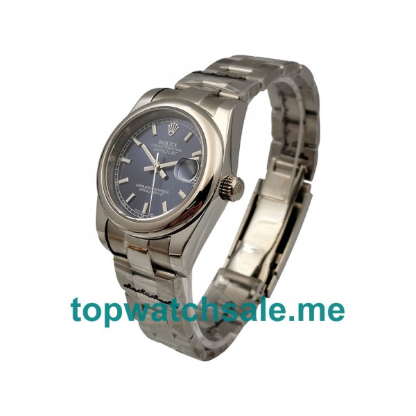 31MM Men And Women Rolex Datejust 178240 Blue Dials Replica Watches UK