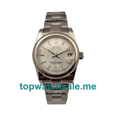 31MM Men And Women Rolex Datejust 178240 White Dials Replica Watches UK