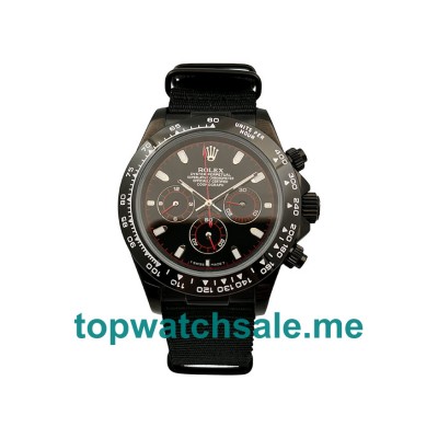 40MM Men Rolex Daytona 16519 Black Dials Replica Watches UK