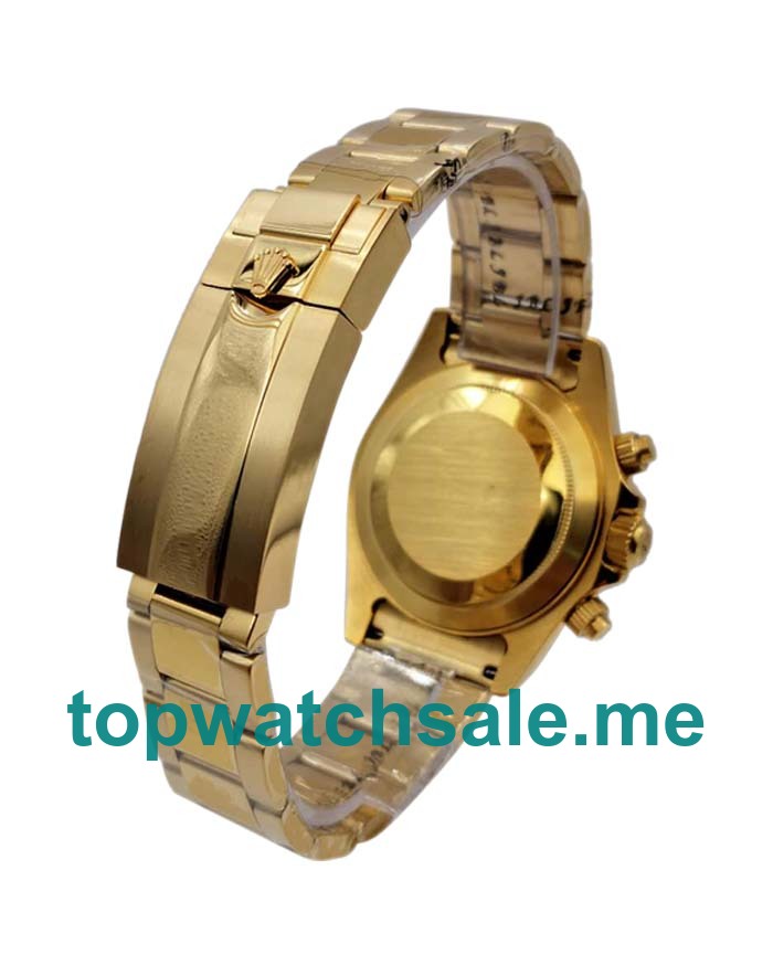 40MM Men Rolex Daytona 116528 Champagne Dials Replica Watches UK