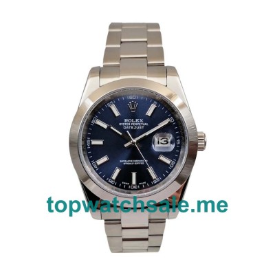 41MM Men Rolex Datejust 126300 Blue Dials Replica Watches UK