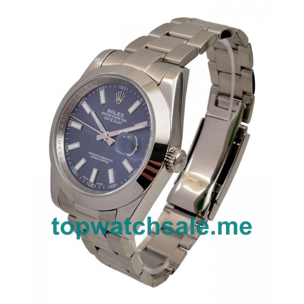 41MM Men Rolex Datejust 126300 Blue Dials Replica Watches UK