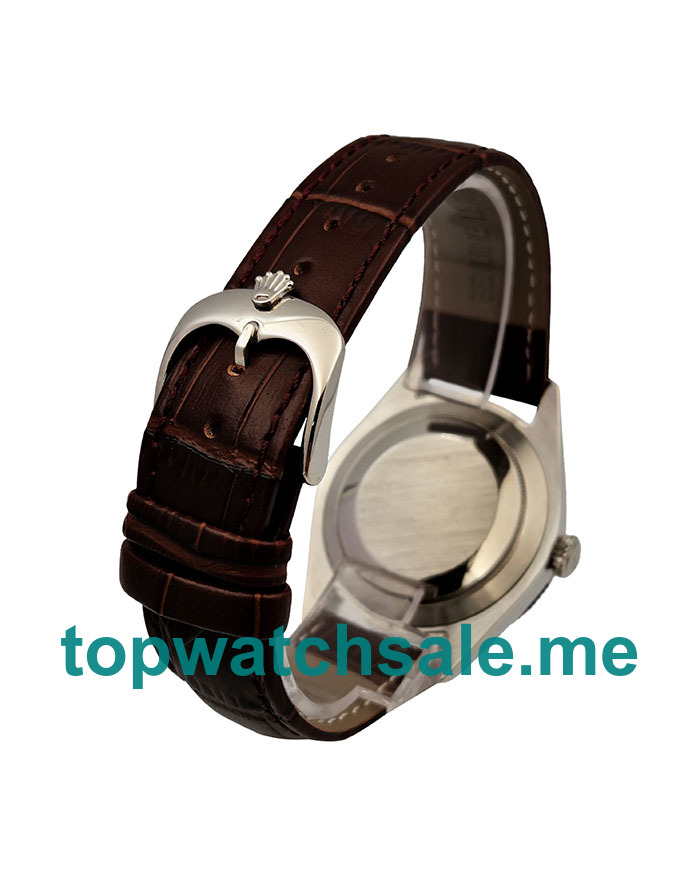 39MM Men Rolex Cellini 50529 Silver Dials Replica Watches UK