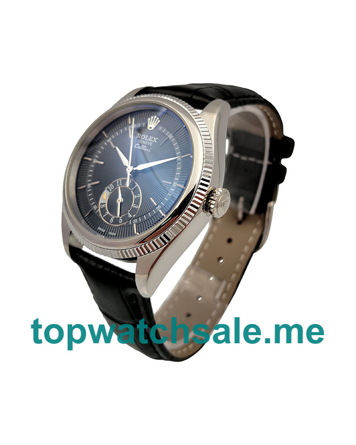 39MM Men Rolex Cellini 50529 Black Dials Replica Watches UK