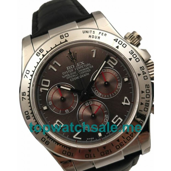 40MM Swiss Men Rolex Daytona 116519 Grey Dials Replica Watches UK