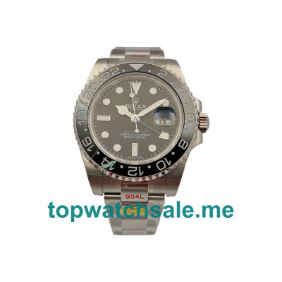 40MM Swiss Men Rolex GMT-Master II 116710LN Black Dials Replica Watches UK