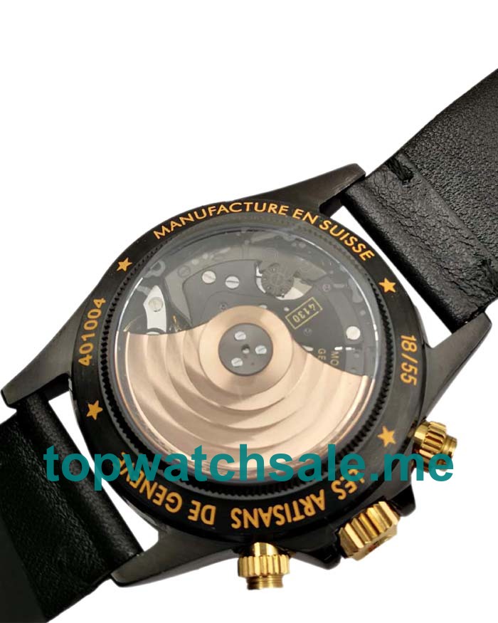 40MM Swiss Men Rolex Cosmograph Daytona Kravitz Design LK 01 RL Black Dials Replica Watches UK