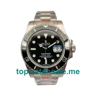 40MM Swiss Men Rolex Submariner Date 116610LN 2018 N V8S Black Dials Replica Watches UK