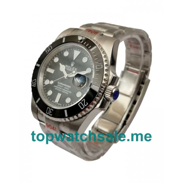 40MM Swiss Men Rolex Submariner Date 116610LN 2018 N V8S Black Dials Replica Watches UK