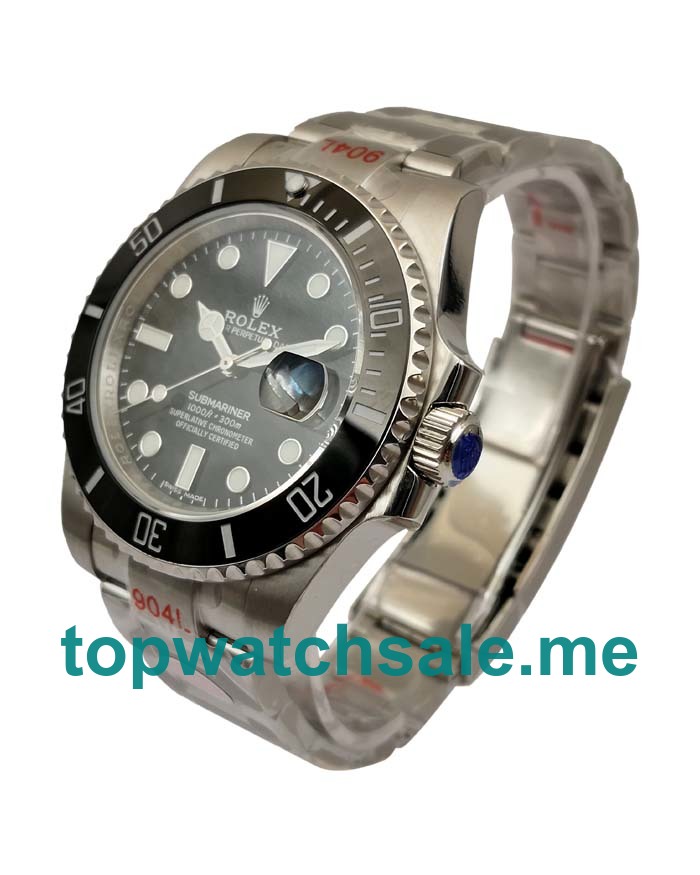 40MM Swiss Men Rolex Submariner Date 116610LN 2018 N V8S Black Dials Replica Watches UK