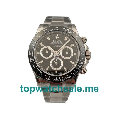40MM Swiss Men Rolex Cosmograph Daytona 116500LN N Black Dials Replica Watches UK