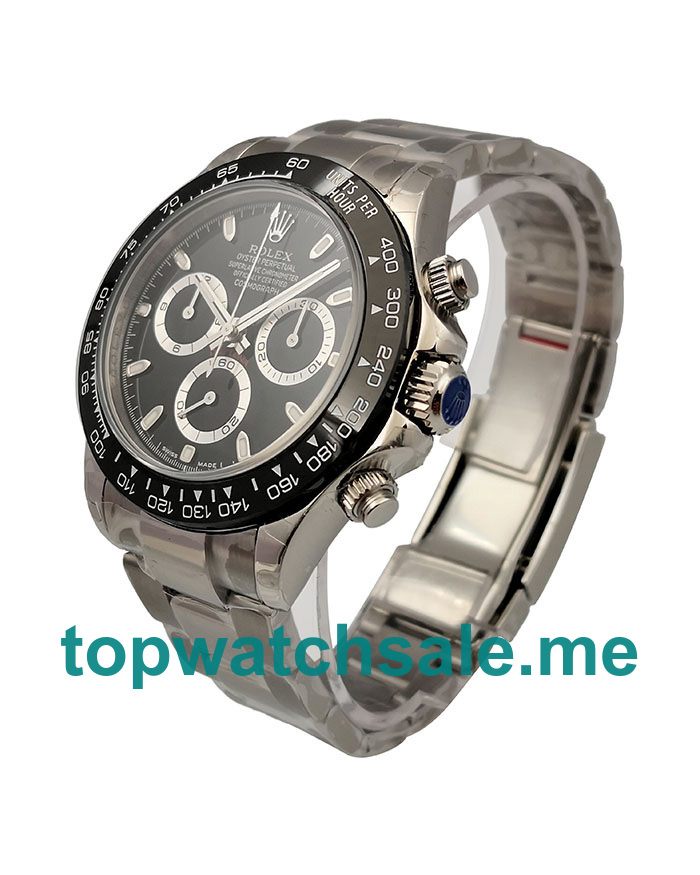 40MM Swiss Men Rolex Cosmograph Daytona 116500LN N Black Dials Replica Watches UK