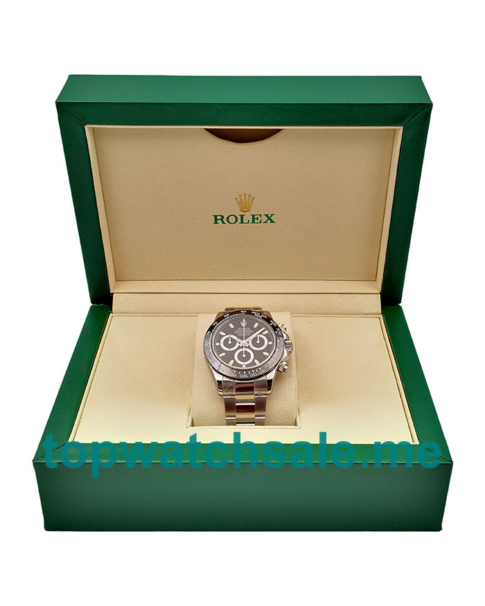40MM Swiss Men Rolex Cosmograph Daytona 116500LN N Black Dials Replica Watches UK