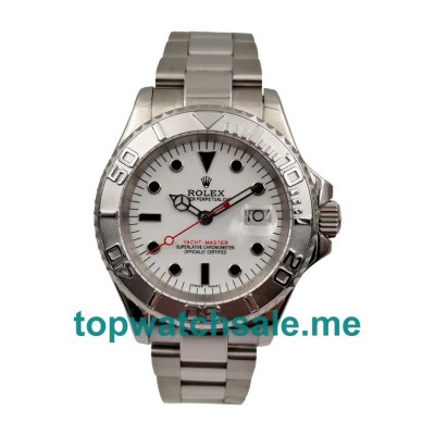 40MM Swiss Men Rolex Yacht-Master 16622 White Dials Replica Watches UK