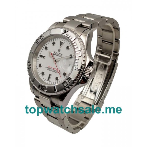 40MM Swiss Men Rolex Yacht-Master 16622 White Dials Replica Watches UK