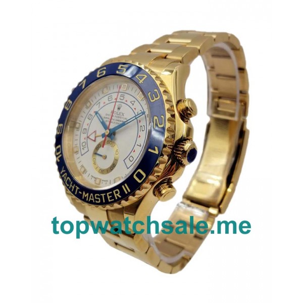 44MM Swiss Men Rolex Yacht-Master II 116688 JF White Dials Replica Watches UK