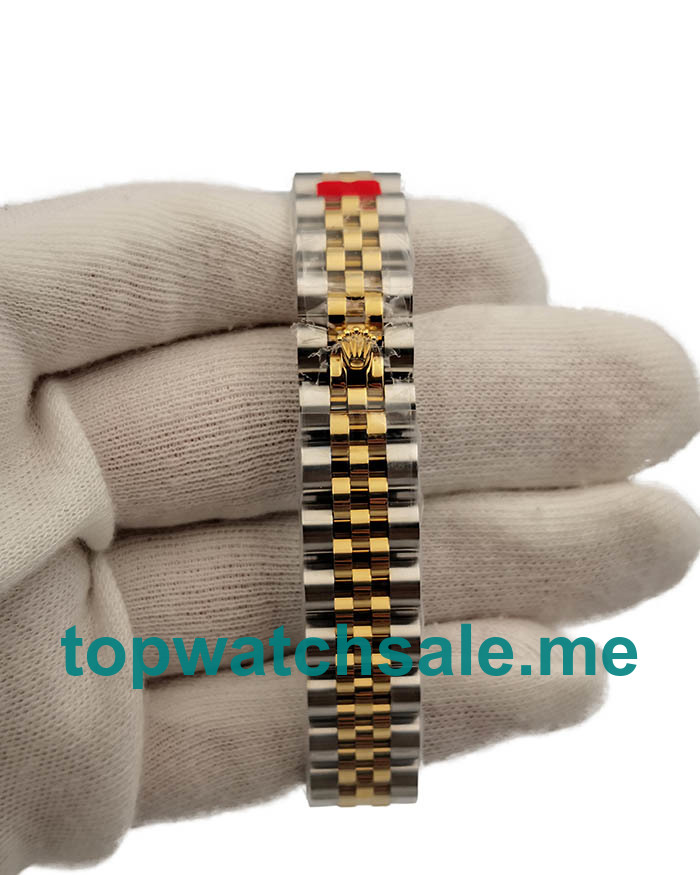 26MM Swiss Women Rolex Lady-Datejust 179383 Champagne Dials Replica Watches UK