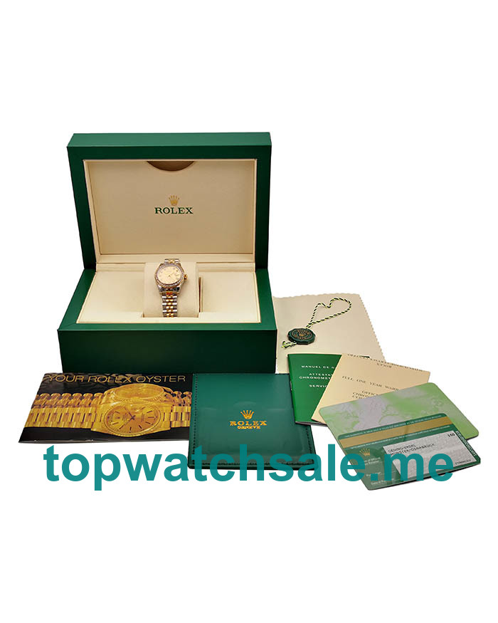 26MM Swiss Women Rolex Lady-Datejust 179383 Champagne Dials Replica Watches UK