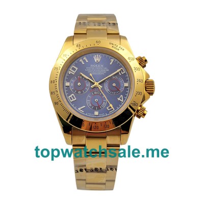 40MM Men Rolex Daytona 116528 Blue Dials Replica Watches UK