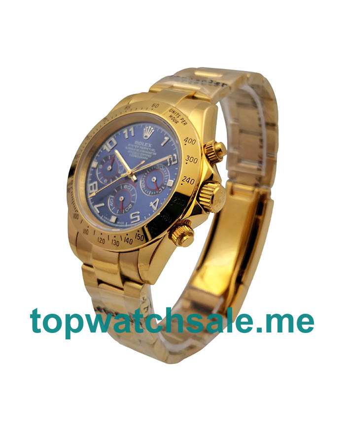 40MM Men Rolex Daytona 116528 Blue Dials Replica Watches UK