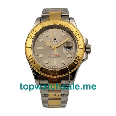 40MM Men Rolex Yacht-Master 16623 Silver Grey Dials Replica Watches UK