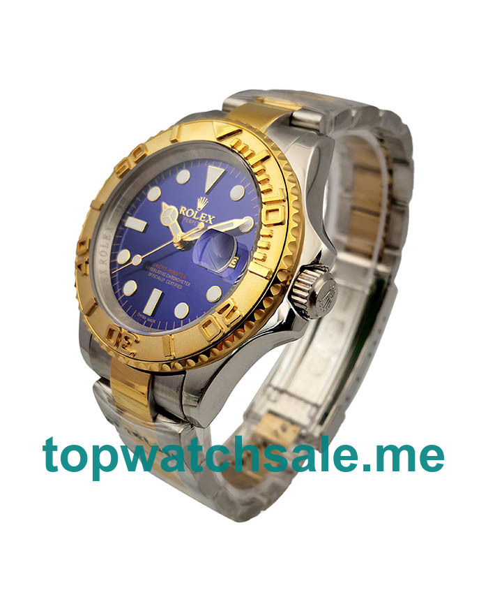 40MM Men Rolex Yacht-Master 16623 Blue Dials Replica Watches UK