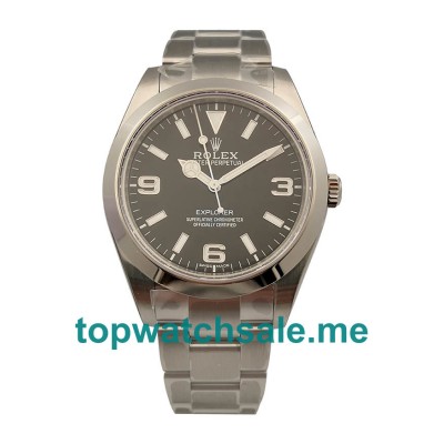 40MM Swiss Men Rolex Explorer 214270 Black Dials Replica Watches UK