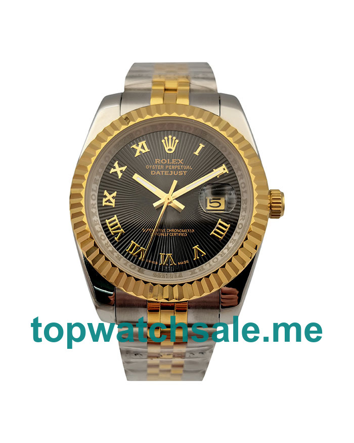 41MM Men Rolex Datejust 116333 Black Dials Replica Watches UK