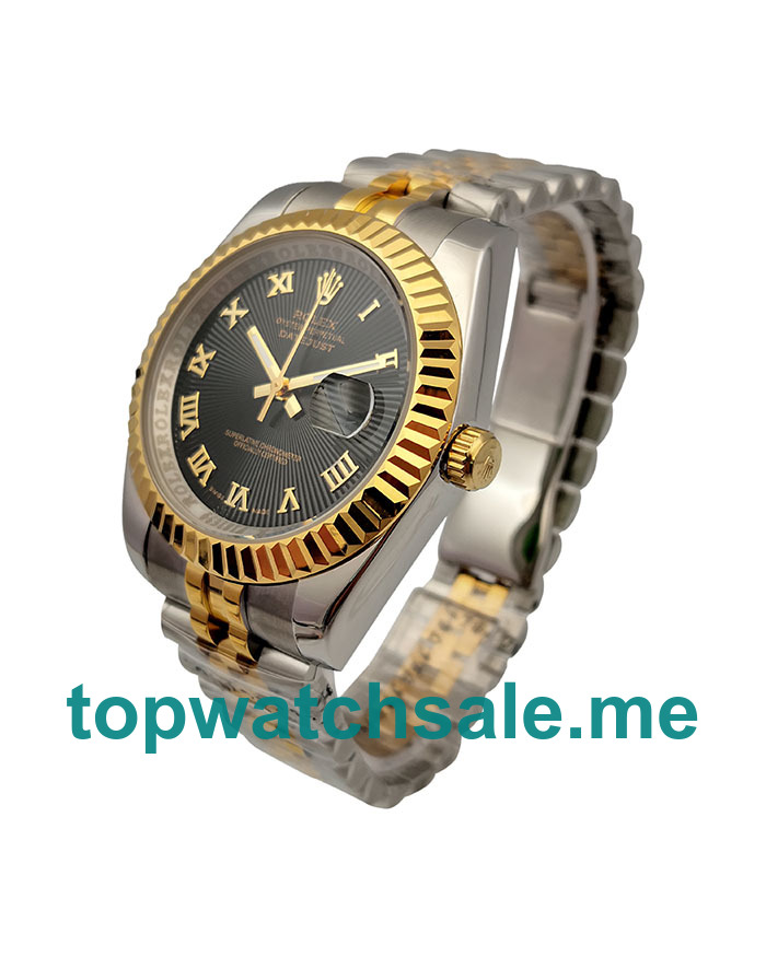 41MM Men Rolex Datejust 116333 Black Dials Replica Watches UK