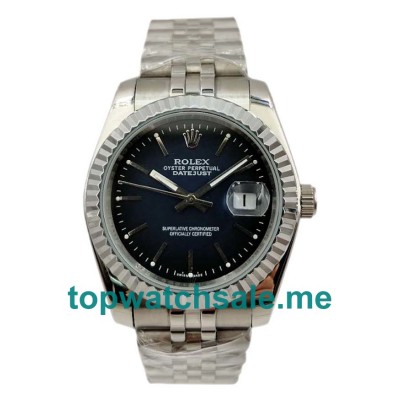 36MM Men Rolex Datejust 16234 Blue Dials Replica Watches UK