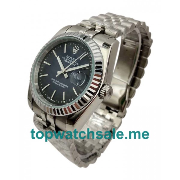 36MM Men Rolex Datejust 16234 Blue Dials Replica Watches UK