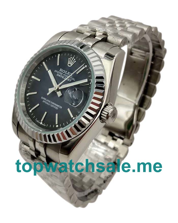 36MM Men Rolex Datejust 16234 Blue Dials Replica Watches UK