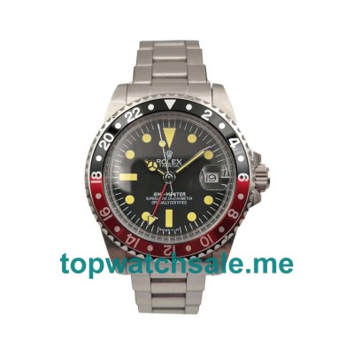 40MM Men Rolex GMT-Master 16710 Black Dials Replica Watches UK