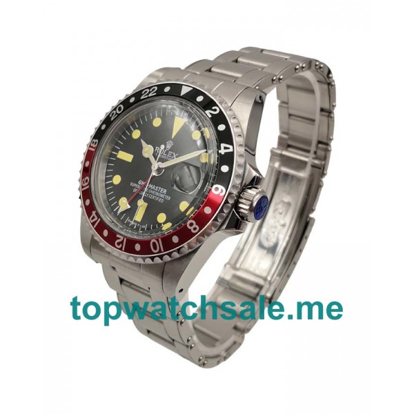 40MM Men Rolex GMT-Master 16710 Black Dials Replica Watches UK