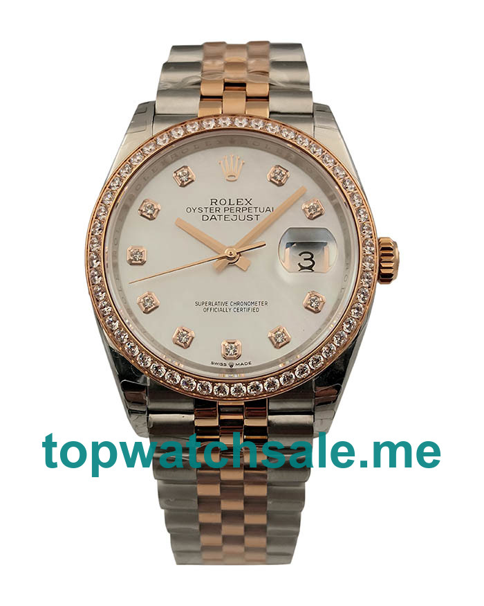 36MM Swiss Men Rolex Datejust 116233 Mother Of Pearl Dials Replica Watches UK