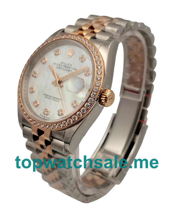 36MM Swiss Men Rolex Datejust 116233 Mother Of Pearl Dials Replica Watches UK