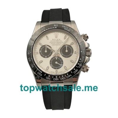 40MM Swiss Men Rolex Cosmograph Daytona 116519LN JH Silver Dials Replica Watches UK