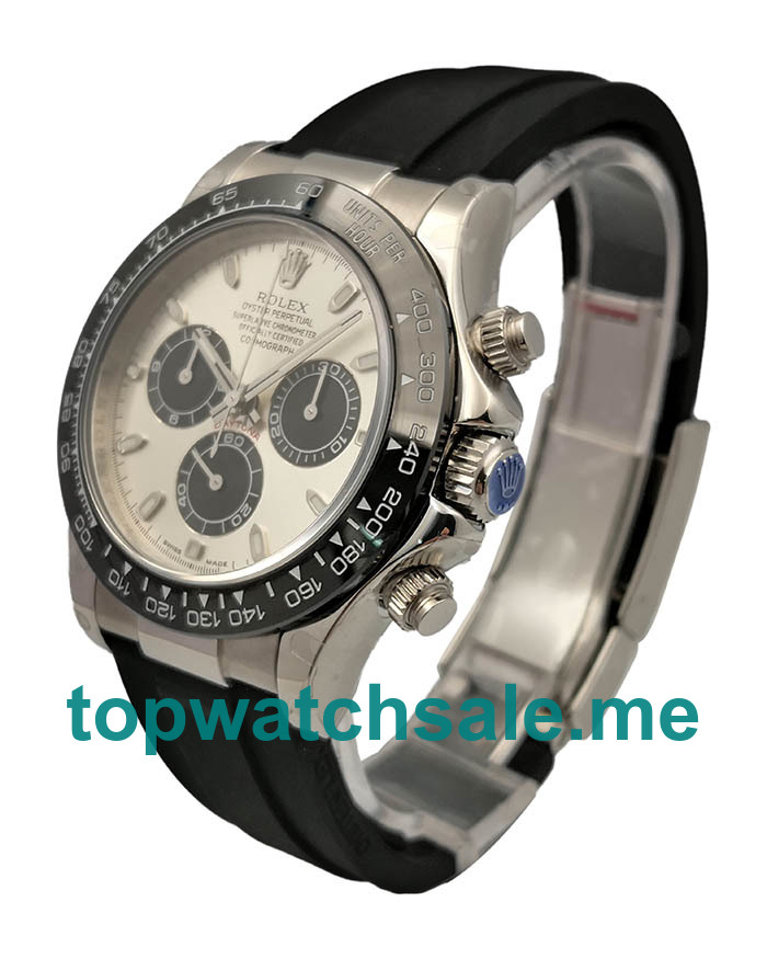 40MM Swiss Men Rolex Cosmograph Daytona 116519LN JH Silver Dials Replica Watches UK