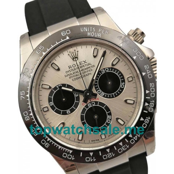 40MM Swiss Men Rolex Cosmograph Daytona 116519LN JH Silver Dials Replica Watches UK