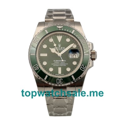 40MM Swiss Men Rolex Submariner Date 116610LV 2018 N V9S Green Dials Replica Watches UK