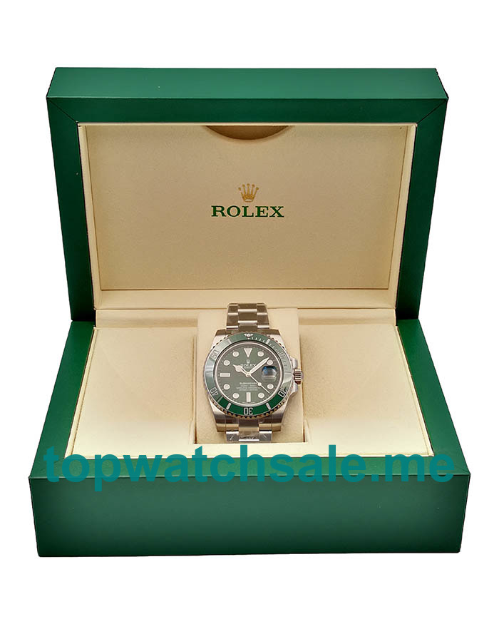 40MM Swiss Men Rolex Submariner Date 116610LV 2018 N V9S Green Dials Replica Watches UK