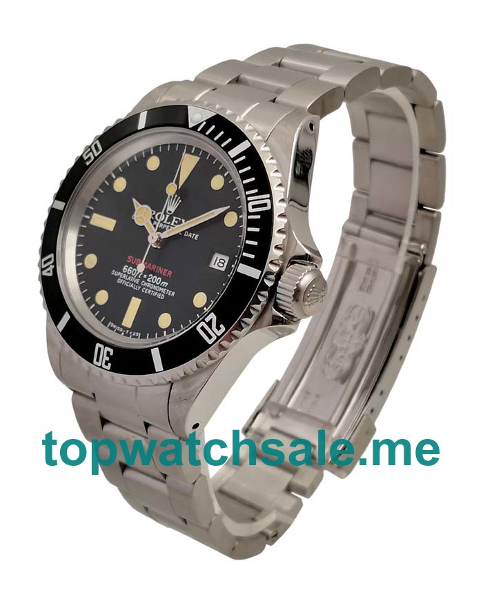 40MM Swiss Men Rolex Submariner 1680 Black Dials Replica Watches UK